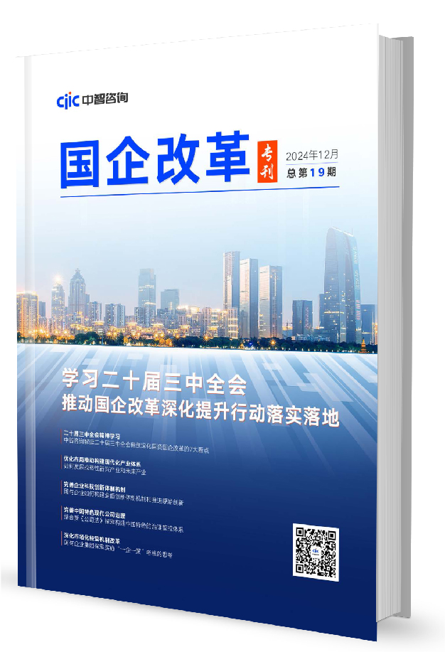 中智咨询《国企改革专刊》：学习二十届三中全会 推动国企改革深化提升行动落实落地