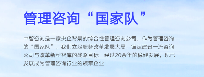 央企背景的综合性管理咨询公司——中智咨询