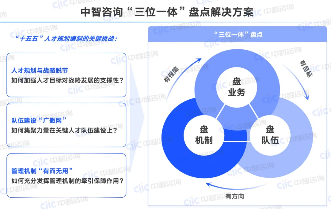 中智咨询人力资源规划“三位一体”盘点解决方案